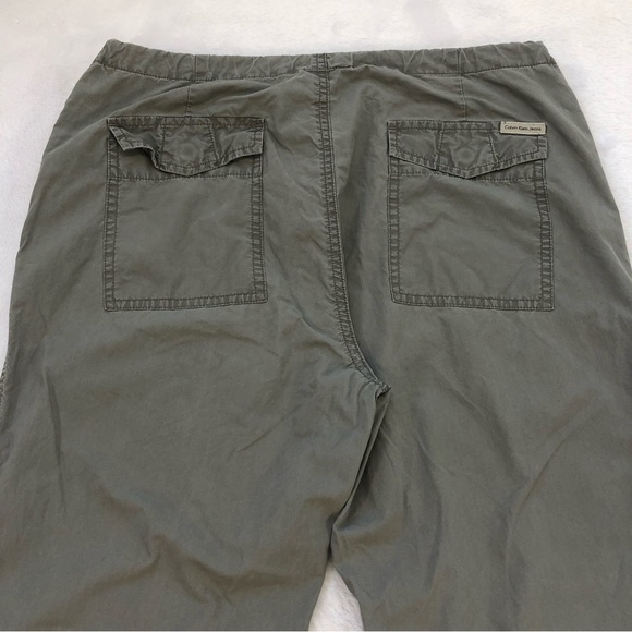 Calvin Klein, Green Utility Pants, Size 4 - Picture 10 of 13